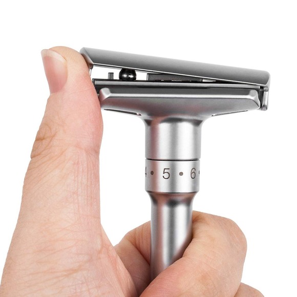 NIB-Fathers Day PRE-SALE! European QShave Adjustable Double Edge with stand - Picture 9 of 12